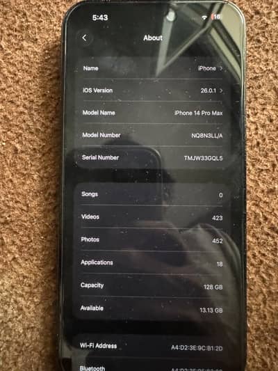 Apple iPhone 14 Pro Max