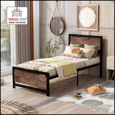 required iron bed single
