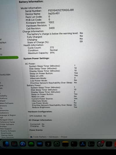 Mac book pro m1 2020 13 inch