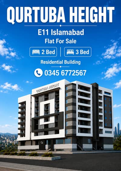 E11/4 QURTUBA HEIGHT 3 Bed Room Open Margalla Facing