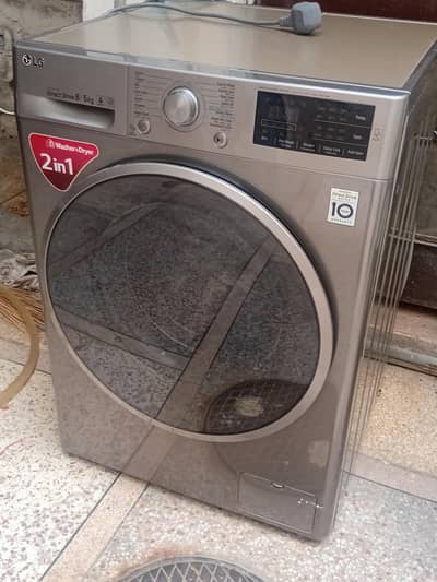LG washing plus dryer available for sale