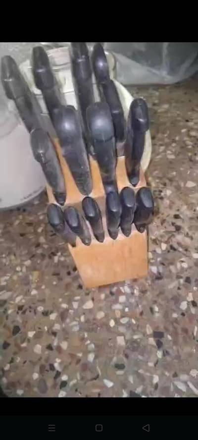 14pcs knife set different shapes