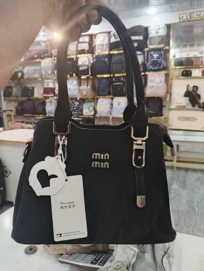 premium Black Ladies Handbag | Stylish Shoulder Bag | New Fashion D
