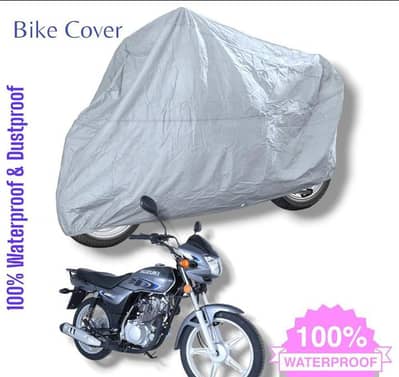 100% water proof bike cover gray parachute fabric {delivery available}