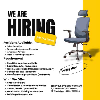 office work job 11am to 6pm