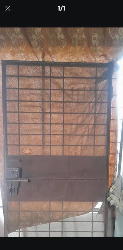 door having double jali woth china lock size 80 × 37 inches
