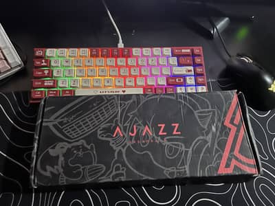 Ajazz AK680 Wired mechanical Keyboard || 68 keyswappable || RED SWITCH