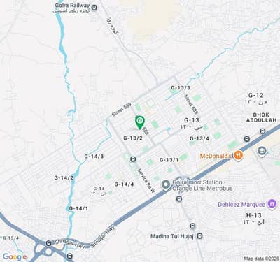 30*60 8 marla plot for sale in G-13/2 Islamabad