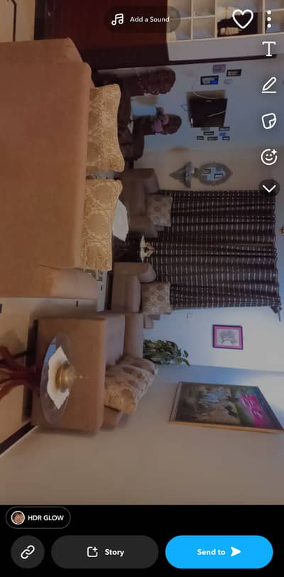 7 seater sofa with tables