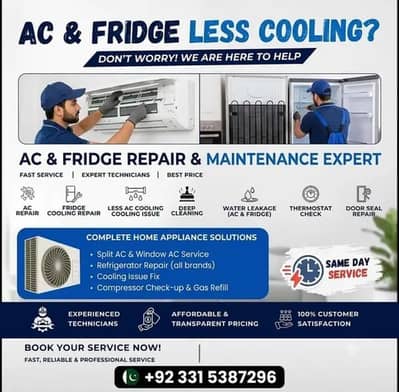 Fridge Repair  , washing machine repair , water motor repair services