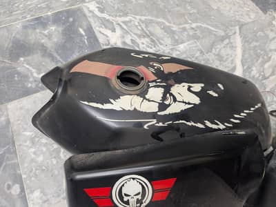 CG125 fuel tank + modified muf guard