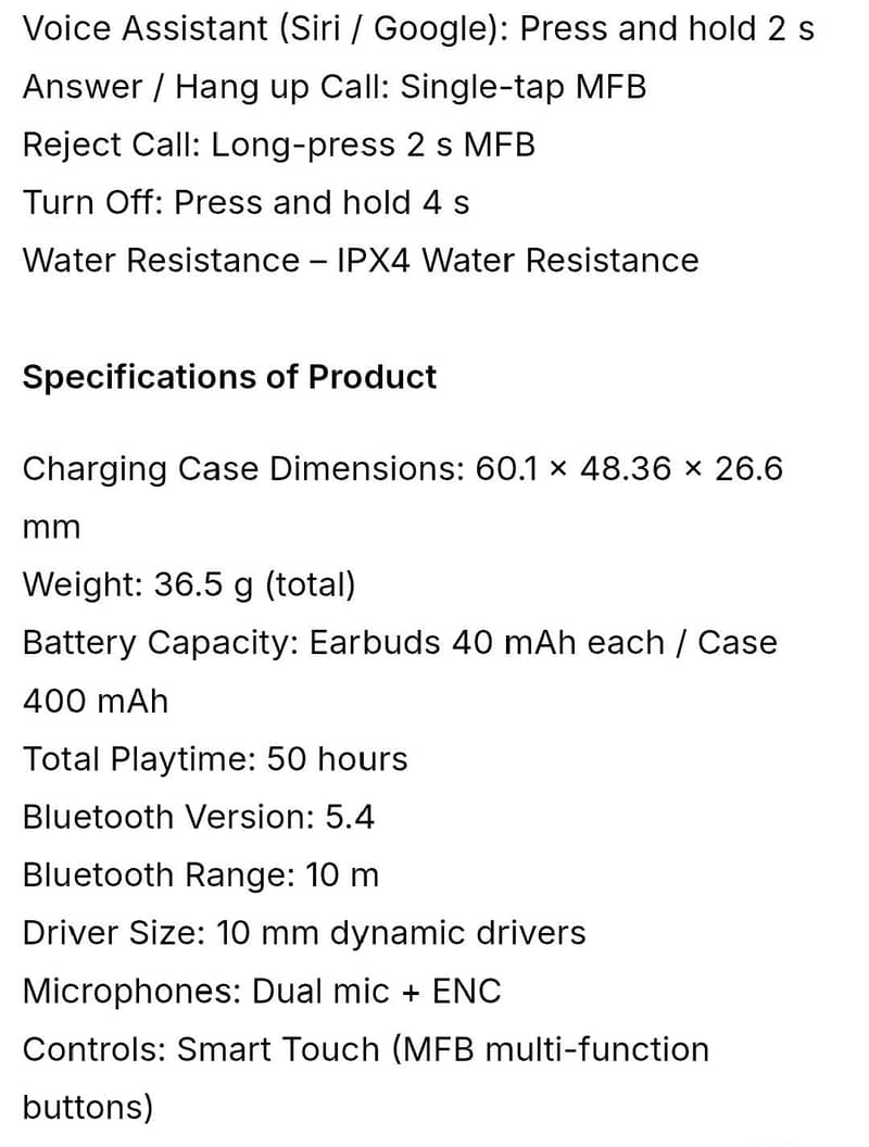 Zero Evo Earbuds 6