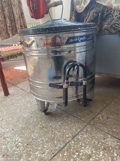 stainless steel gas tandoor oven excellent condition