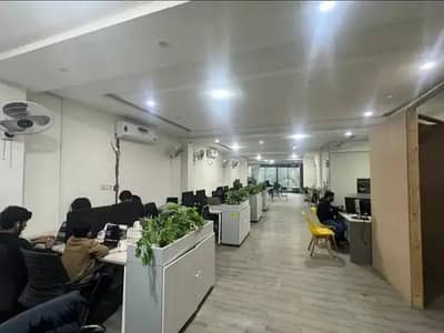 80 seater furnished call center,Office,Hall for rent