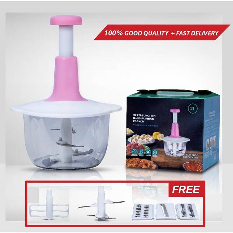 Multi function hand pushing cooker 0