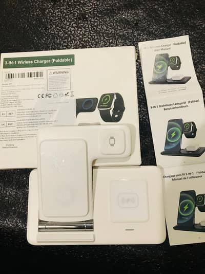 3 in1 wireless charger (Foldable)