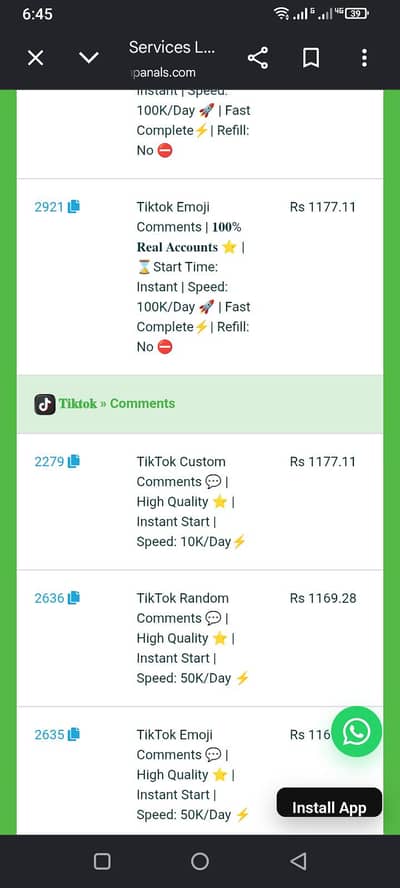 All socail platform service