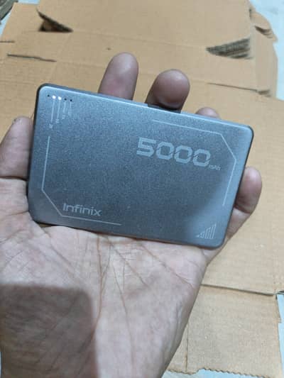 Infinix original wireless power bank 5000MAH All ok brand new