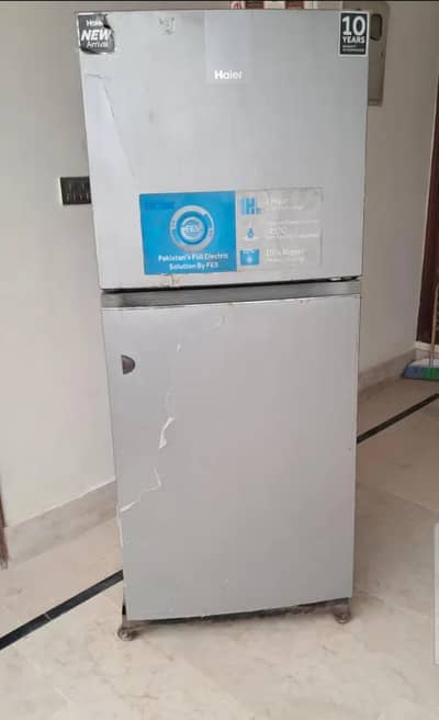 Haier HRF-368EB/EP 368L Double Door Refrigerator | Silvet | Excellent