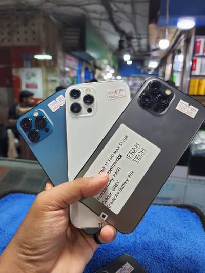 Iphone 12 Pro Max 128GB/512GB PTA Approved Waterpack 