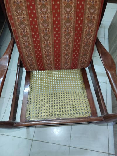 Authentic Sheesham Wood Cane Chairs – Excellent Condition