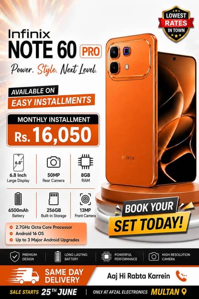Infinix note 60 pro