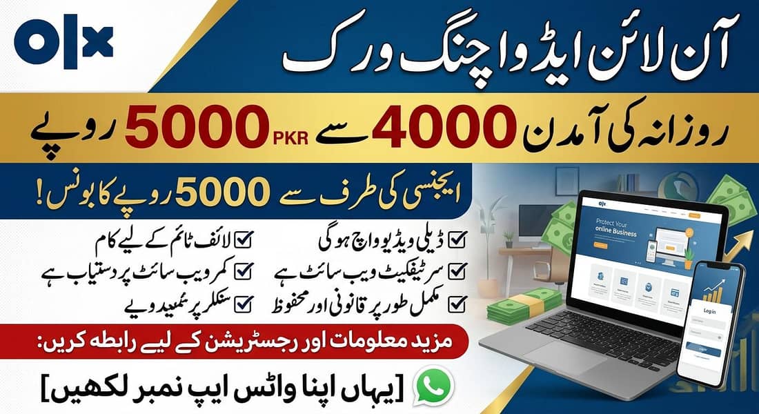  گھر بیٹھے آن لائن کام کا بہترین موقع | مرد و خواتین 0