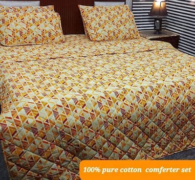 6 Piece Pure Cotton Comforter Set | King Size | Wholesale |