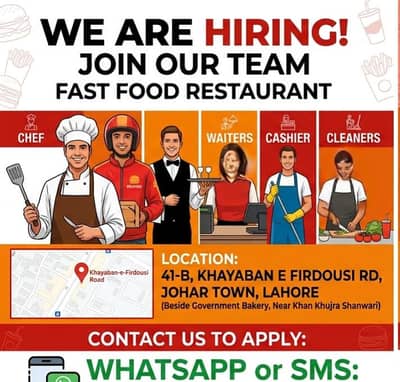 Need Restaurant staff
