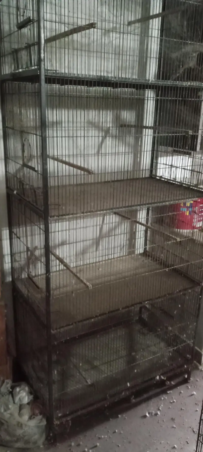 birds cages  tower cage 4 portion cage — photo 3