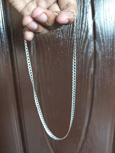 925 Italian Chandi Chain  NEw VIP 14 Gram weight hai