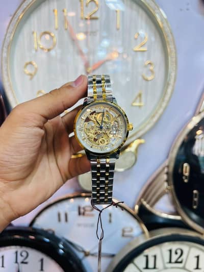 Men's Automatic Skeleton Watch | Luxury Style | Stainless Steel