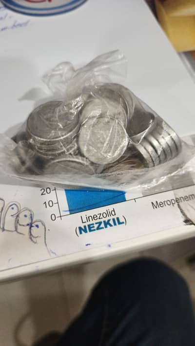1.2. and 5 Pakistani coins for sale