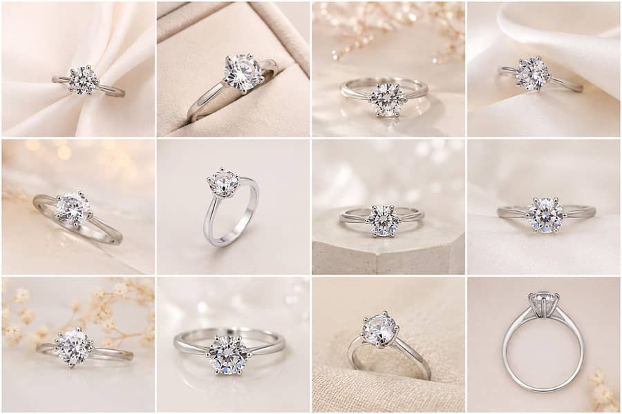 Artificial diamond ring  3