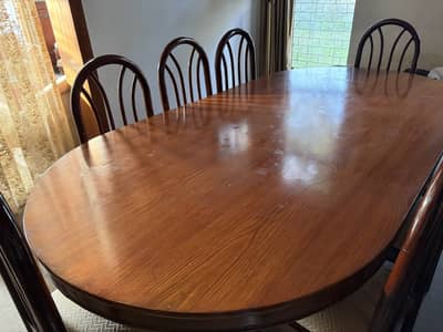 Large Dining Table Set with 8 Chair Solid Sheesham