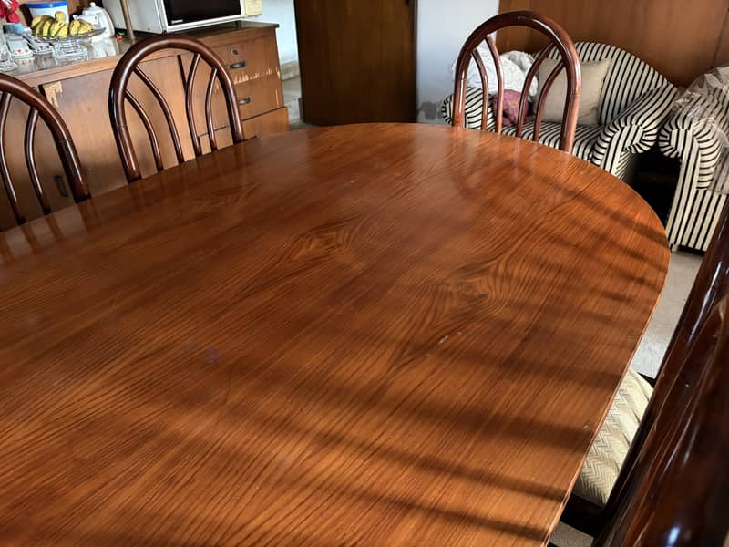 Solid Sheesham Wood Dining Table with 8 Chairs – Excellent Craftsmansh 1