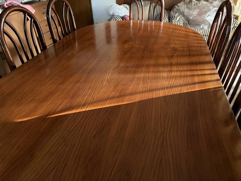 Solid Sheesham Wood Dining Table with 8 Chairs – Excellent Craftsmansh 2