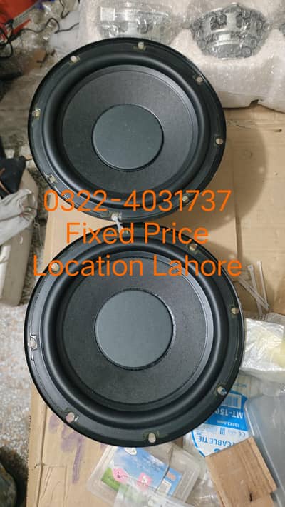 Pioneer 8 Inch Brand New Subwoofer Speaker Pair (2pcs) Fixed Price