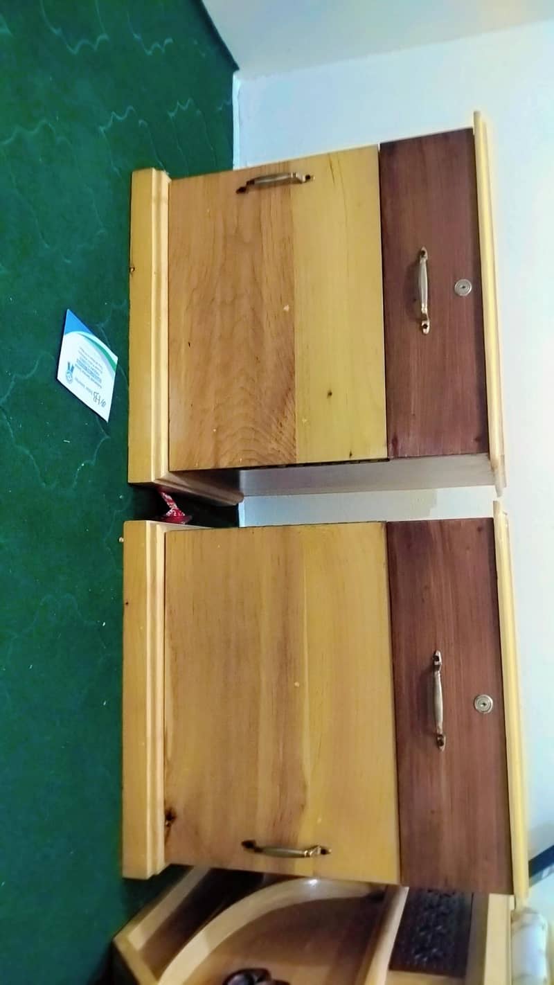 , 2 side table , 1 king side bed شادی کے لئے فل کمرہ سیٹ 6