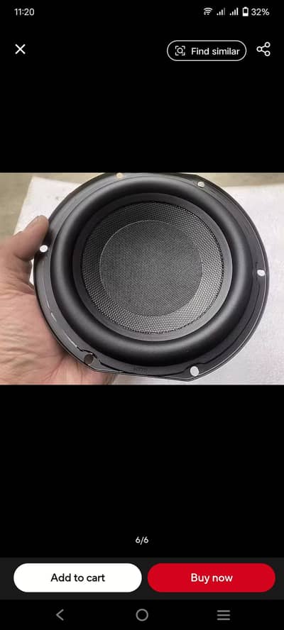 6.5 Inch Subwoofer for car or home woofer instrument. Fixed Price