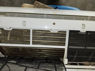 1 ton split AC Haier indoor SG outdoor in good condition non inverter