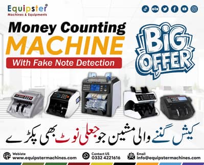 currency cash counting machine with fake note detection pakistan