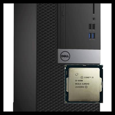 Dell tower i5 6500 m2 8gb ddr4 ready game editing youtube office work