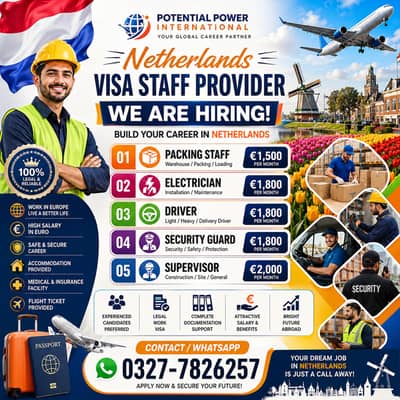 Security Guard | Packing staff |  Driver|  |  Supervisor