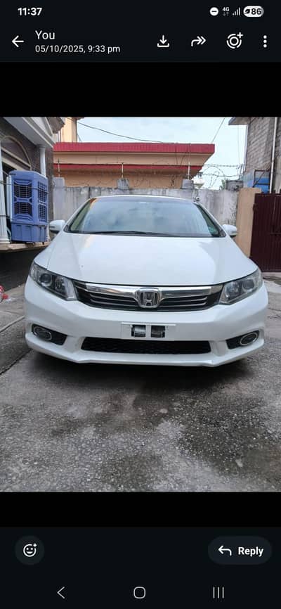 Honda Civic VTi Oriel Prosmatec 2014