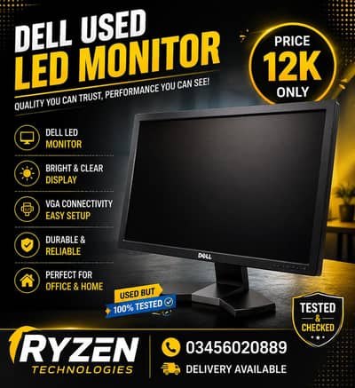 Dell led used in low price