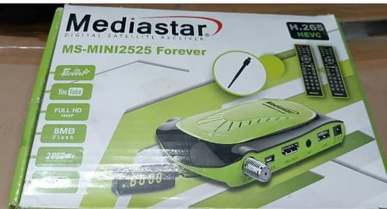 ​Mediastar MS-MINI2525 Forever Dish Receiver Full HD H. 265 IPTV