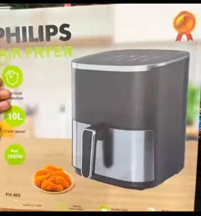 Air fryer box pack philips original brand ,,, 10 litr capacity