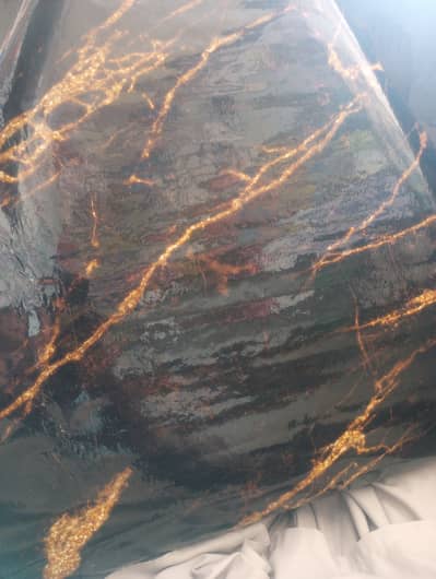 Black Marble Kitchen Wall Sticker 180x60cm