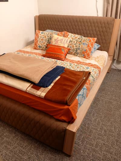 King size Bed set with dressing and a side table